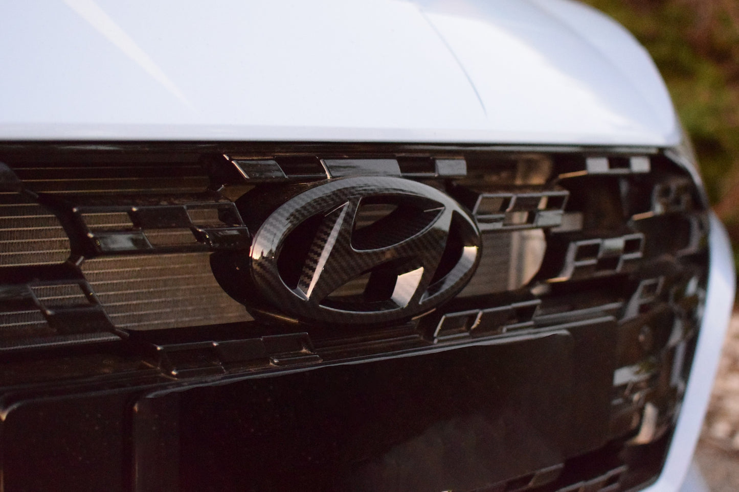 i20 N Overlay Badges - Carbon Fibre - Full Set (Front, Rear & Steering Wheel)